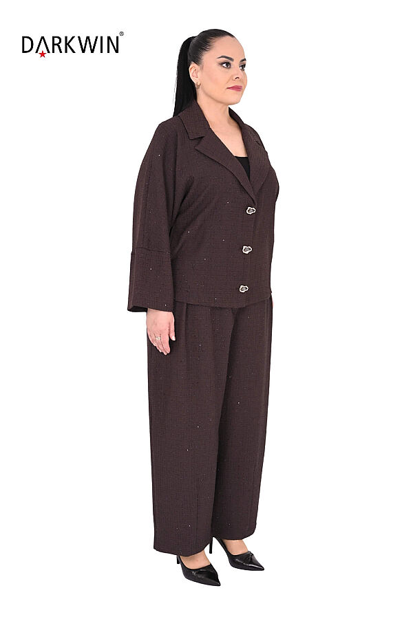 B4243 DARKWIN CEKET-PANTOLON KAHVE - 3