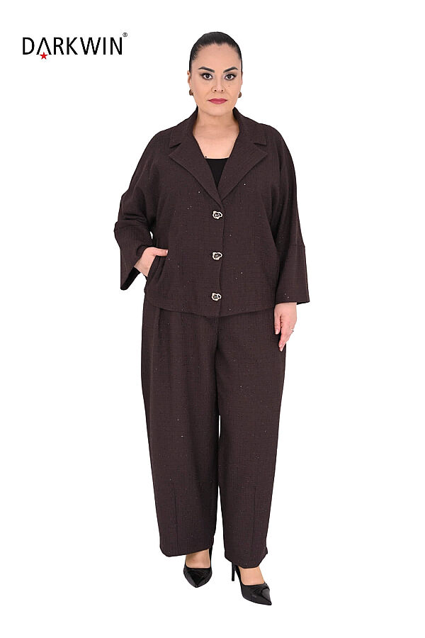 B4243 DARKWIN CEKET-PANTOLON KAHVE - 2