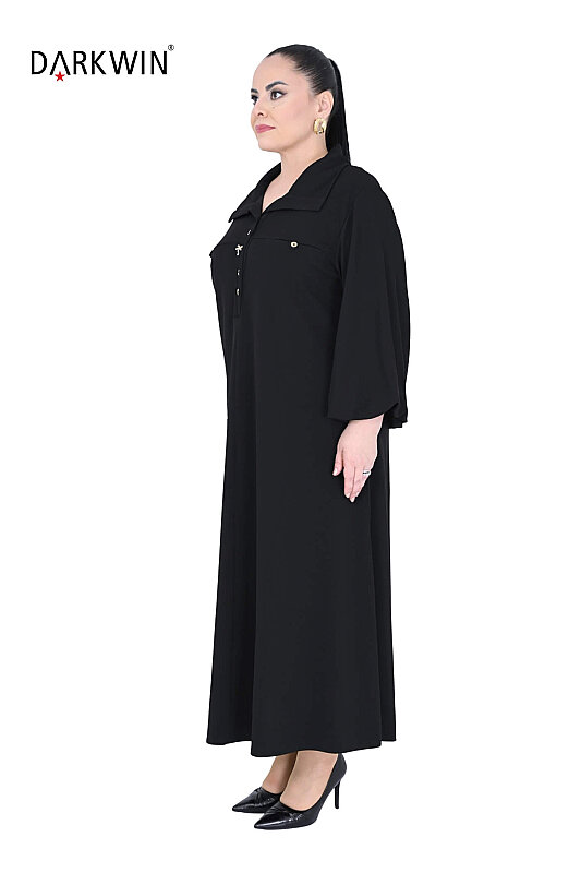 B4247 DARKWIN ELBİSE SIYAH - DARKWIN (1)