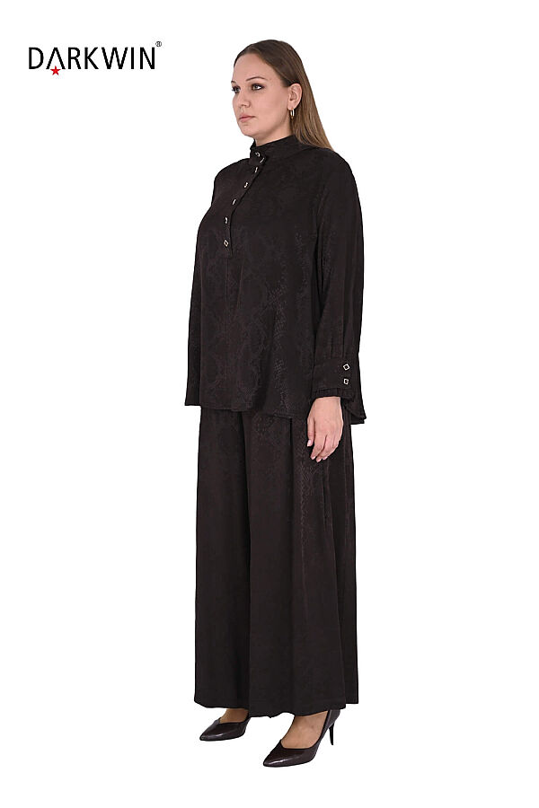 B4266 DARKWIN BLUZ-PANTOLON KAHVE - 2