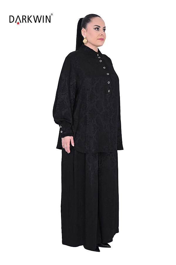 B4266 DARKWIN BLUZ-PANTOLON SIYAH - 2