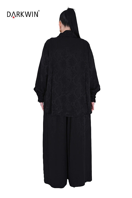 B4266 DARKWIN BLUZ-PANTOLON SIYAH - 3