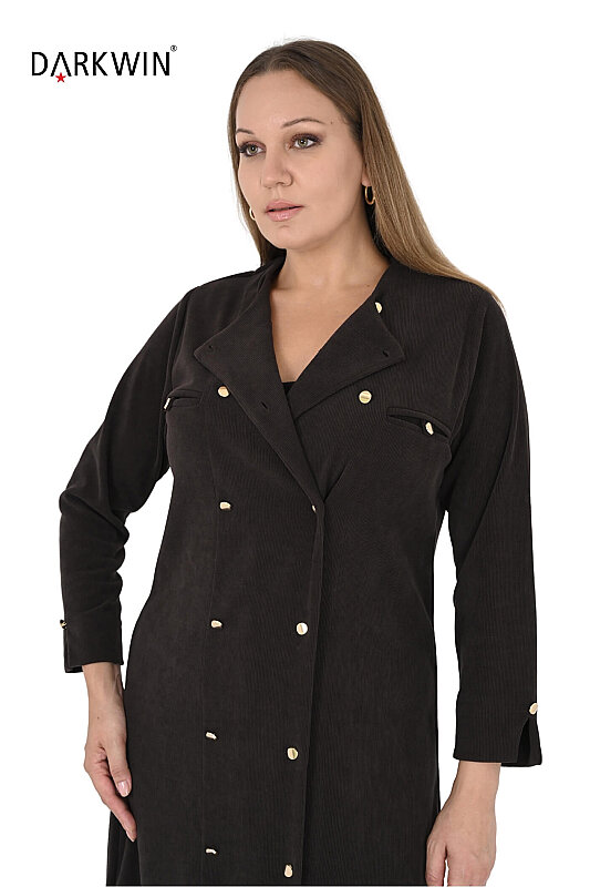 B4267 DARKWIN ELBİSE KAHVE - DARKWIN (1)