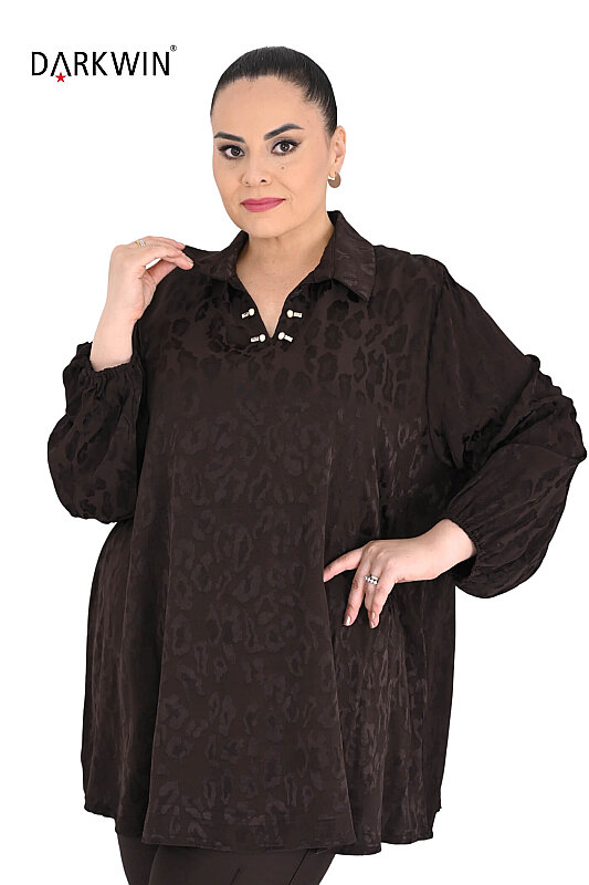 B4268 DARKWIN BLUZ KAHVE - 4