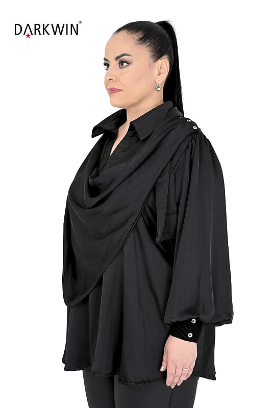 B4274 DARKWIN BLUZ SIYAH - DARKWIN (1)