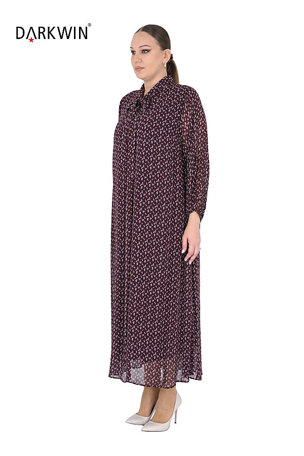 B4279-E DARKWIN ELBİSE BORDO - 2