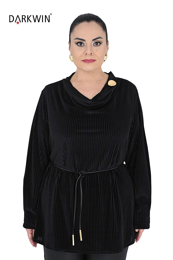 B4281 DARKWIN BLUZ SIYAH - 1