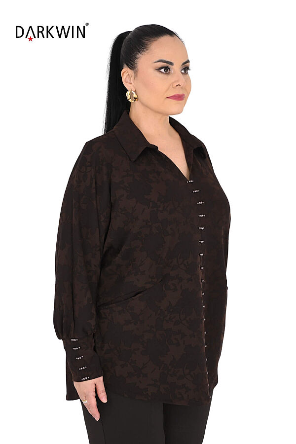 B4285 DARKWIN BLUZ KAHVE - 2