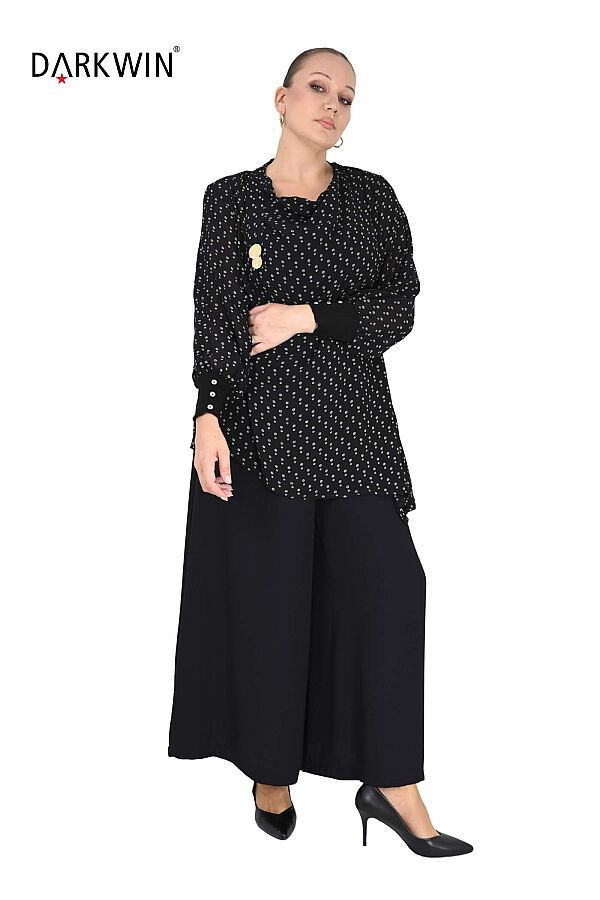 B4288 DARKWIN BLUZ-PANTOLON SIYAH - 4