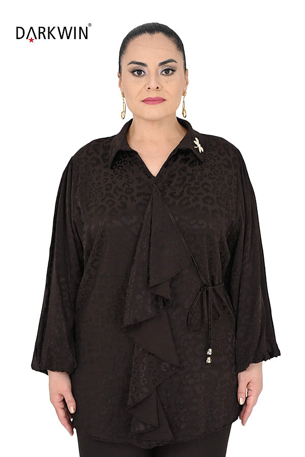 B4296 DARKWIN TUNİK KAHVE - 1