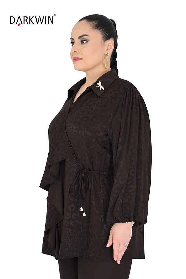 B4296 DARKWIN TUNİK KAHVE - 2