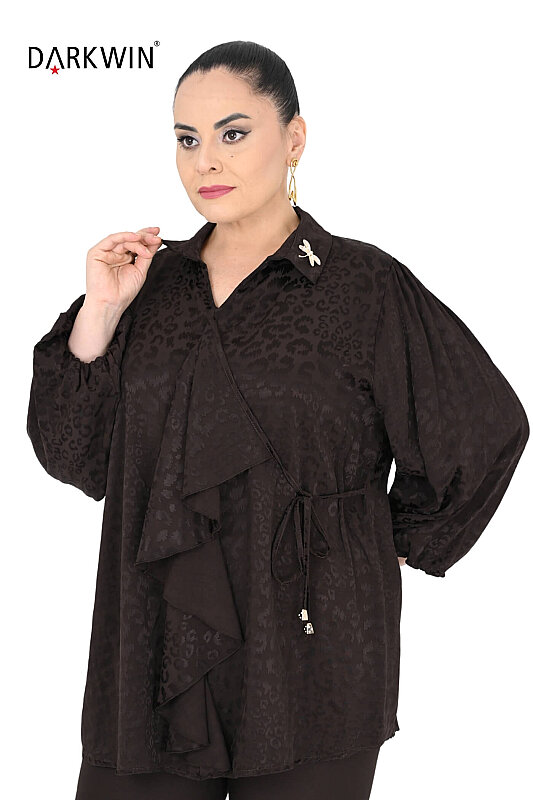 B4296 DARKWIN TUNİK KAHVE - 4
