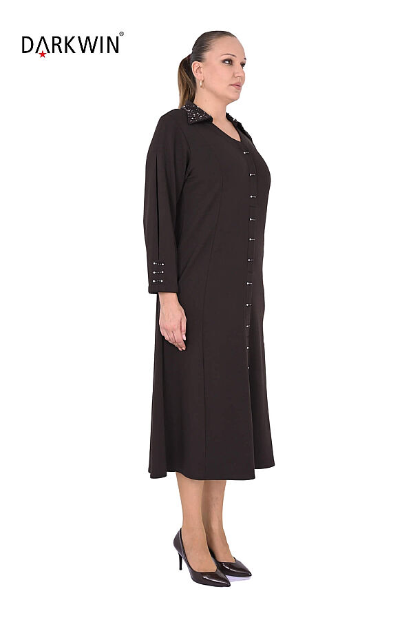 B4297 DARKWIN ELBİSE K.KAHVE - 2