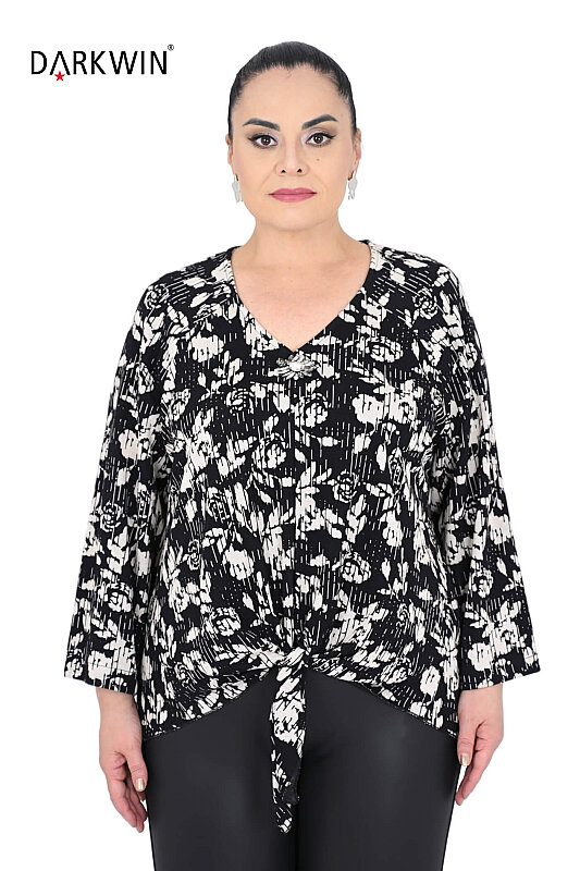 B4304 DARKWIN BLUZ DESENLI - DARKWIN