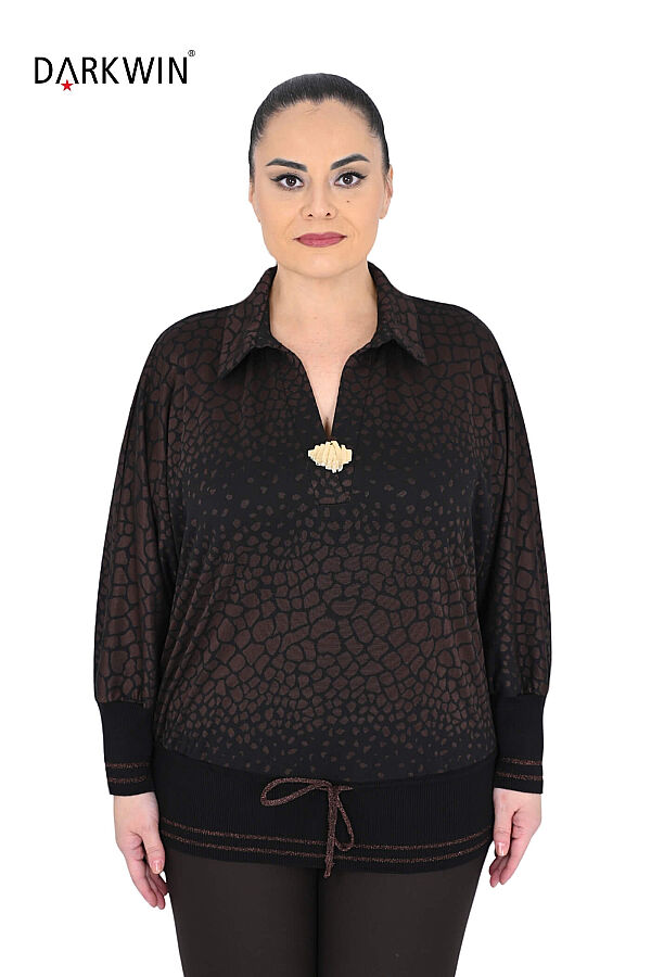 B4307 DARKWIN BLUZ SIYAH - 1
