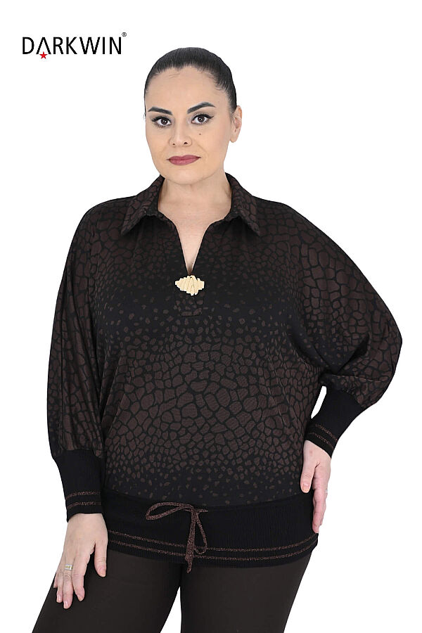 B4307 DARKWIN BLUZ SIYAH - 4