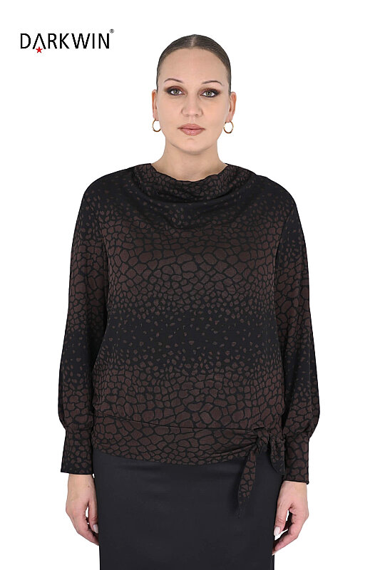 B4316 DARKWIN BLUZ DESENLI - Darkwin