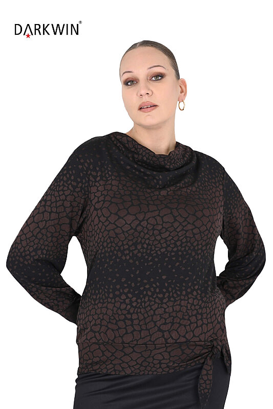 B4316 DARKWIN BLUZ DESENLI - 4