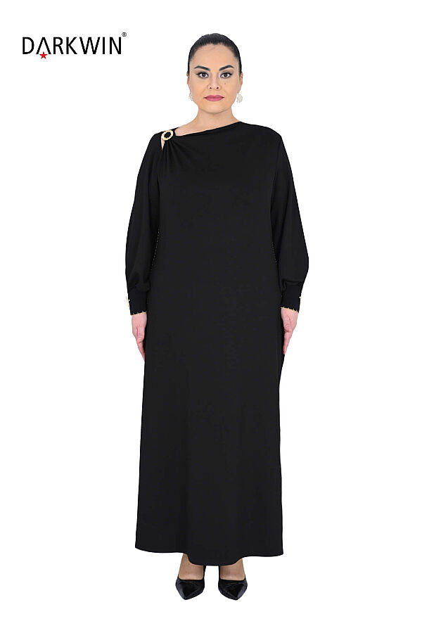 B4363 DARKWIN ELBİSE SIYAH - 1