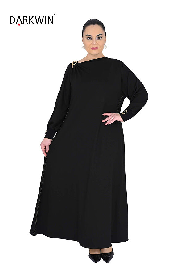 B4363 DARKWIN ELBİSE SIYAH - 3