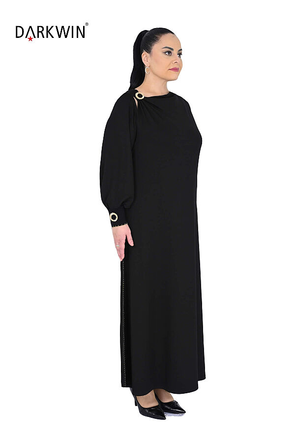 B4363 DARKWIN ELBİSE SIYAH - 5