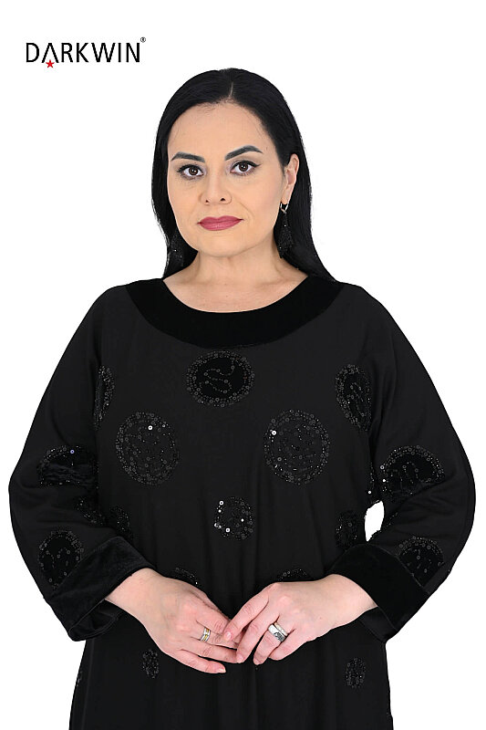 B4368 DARKWIN ELBİSE SIYAH - 4