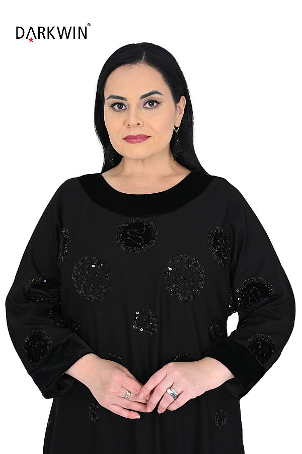 B4368 DARKWIN ELBİSE SIYAH - 4