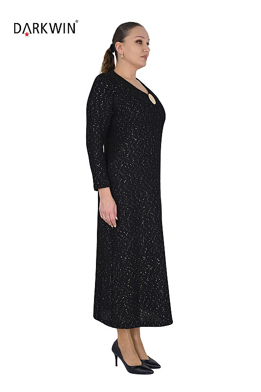 B4384 DARKWIN ELBİSE SIYAH - Darkwin (1)