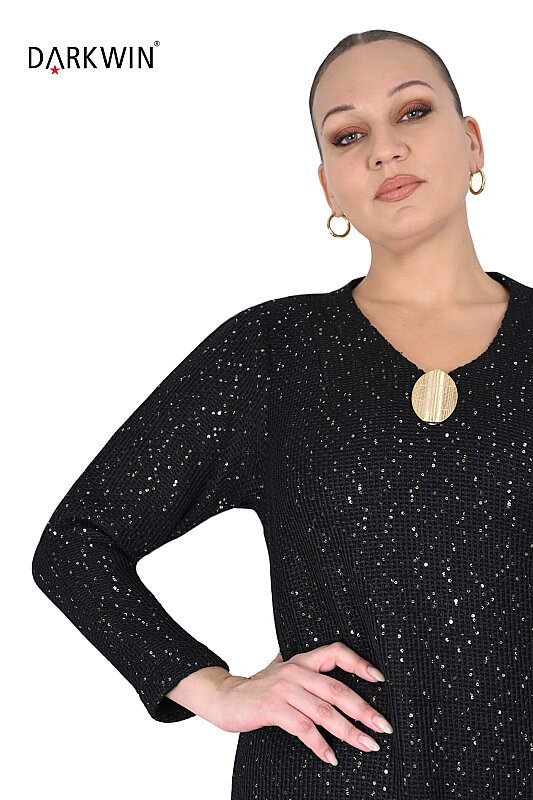 B4384 DARKWIN ELBİSE SIYAH - 4