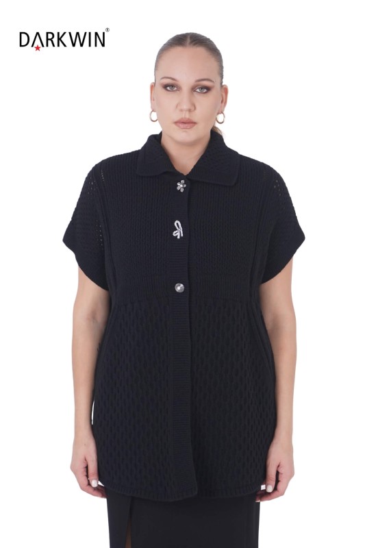 B5749 DARKWIN YELEK SIYAH - Thumbnail