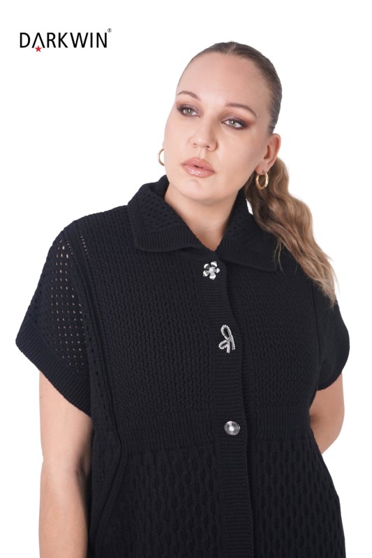 B5749 DARKWIN YELEK SIYAH - Thumbnail