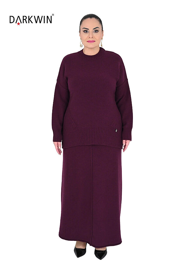 B5765 DARKWIN BLUZ-ETEK BORDO - 1