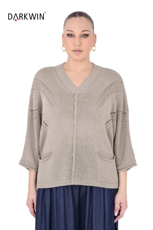 B5770 DARKWIN KAZAK BEJ - 1