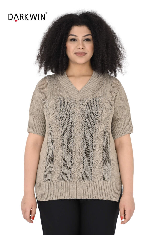 B5772 DARKWIN SUETER BEJ - 1