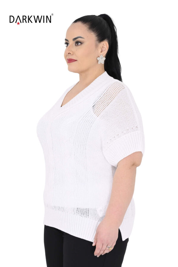 B5772 DARKWIN SUETER BEYAZ - 2