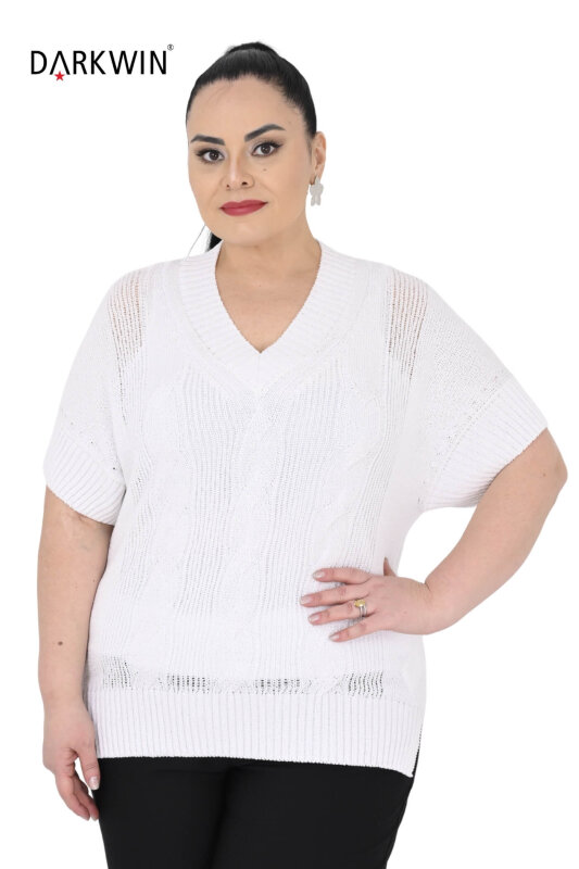 B5772 DARKWIN SUETER BEYAZ - 4