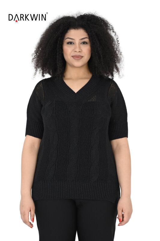 B5772 DARKWIN SUETER SIYAH - DARKWIN