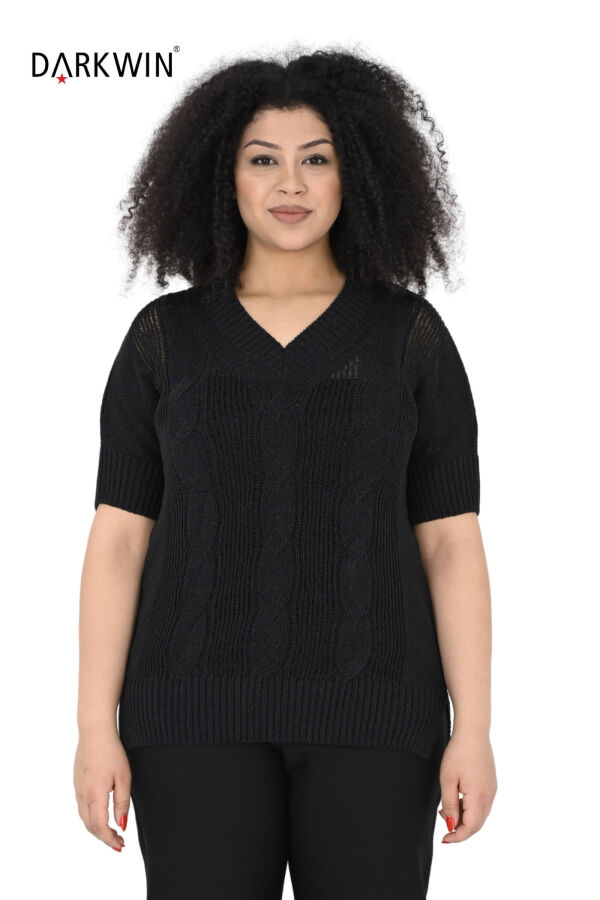 B5772 DARKWIN SUETER SIYAH - 1