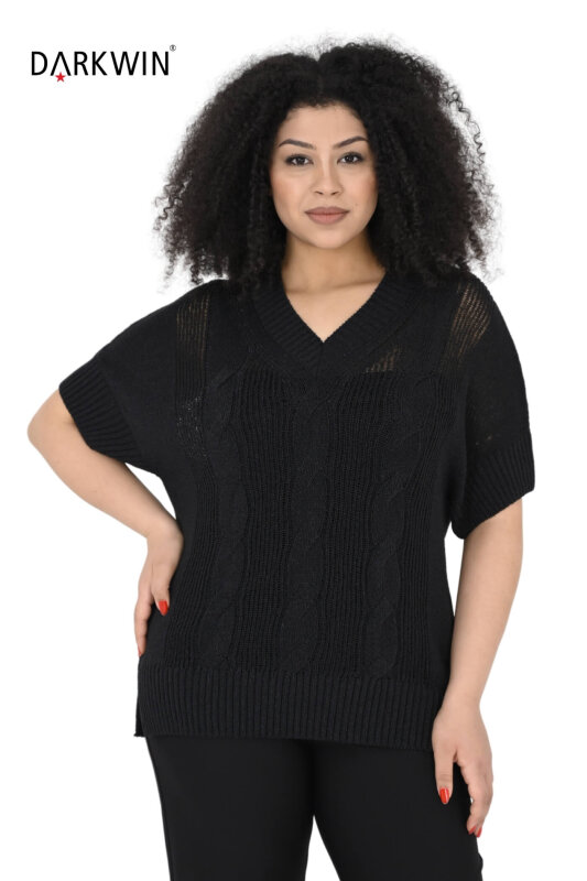 B5772 DARKWIN SUETER SIYAH - 4