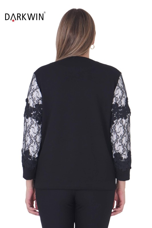 DR-532 DARKWIN BLUZ SIYAH-BEYAZ - 3