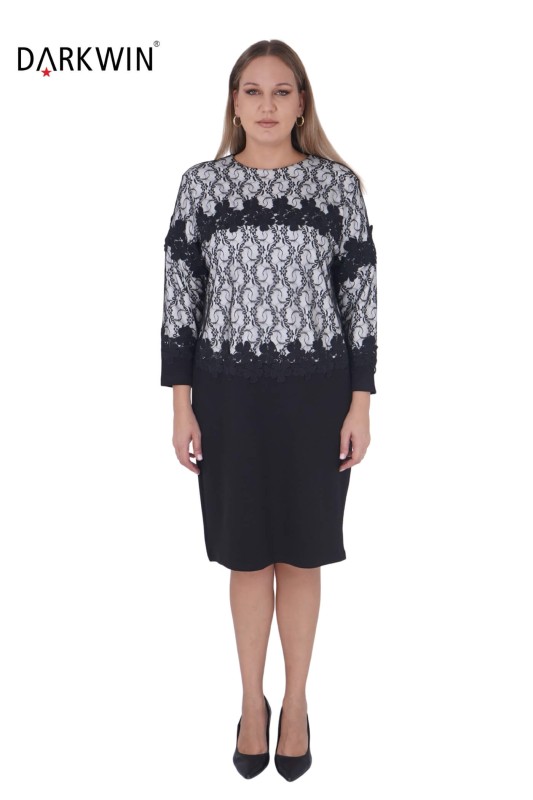 DR-533 DARKWIN BLUZ SIYAH-BEYAZ - DARKWIN