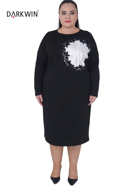 DARKWIN - DR-535 DARKWIN ELBİSE SIYAH