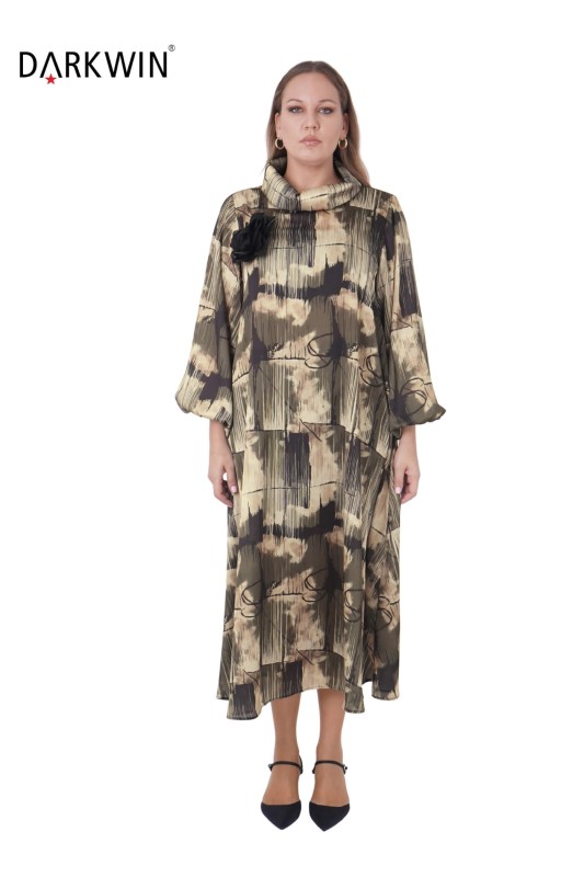 K1000 DARKWIN ELBİSE KAHVE - Darkwin