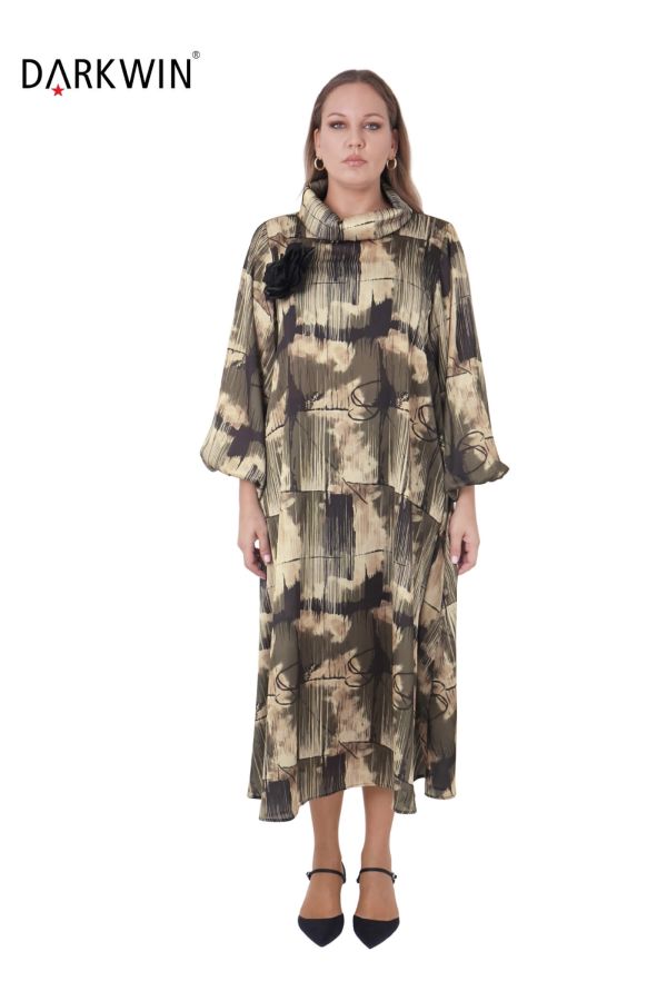 K1000 DARKWIN ELBİSE KAHVE - 1