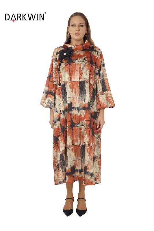 K1000 DARKWIN ELBİSE KIREMIT - Darkwin