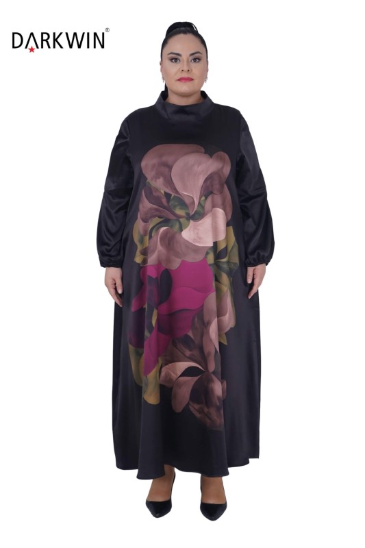 K1010 DARKWIN ELBİSE SIYAH - Darkwin