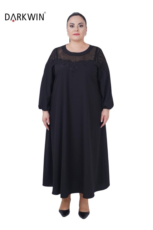 K1011 DARKWIN ELBİSE SIYAH - DARKWIN