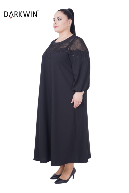 K1011 DARKWIN ELBİSE SIYAH - DARKWIN (1)