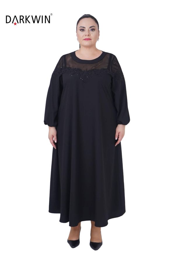 K1011 DARKWIN ELBİSE SIYAH - 1