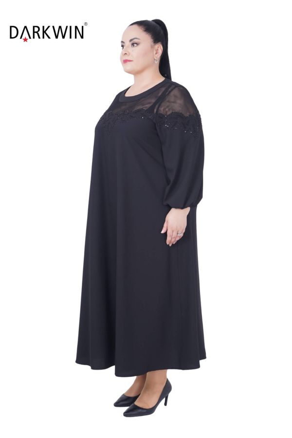 K1011 DARKWIN ELBİSE SIYAH - 2